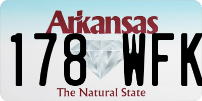 AR license plate 178WFK