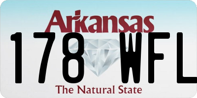 AR license plate 178WFL