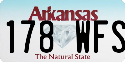AR license plate 178WFS