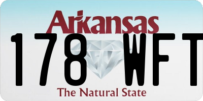 AR license plate 178WFT