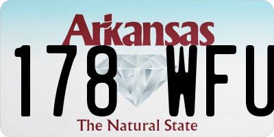AR license plate 178WFU