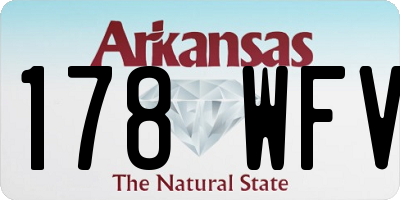 AR license plate 178WFV