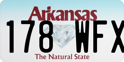 AR license plate 178WFX