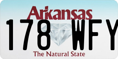 AR license plate 178WFY