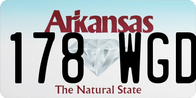 AR license plate 178WGD