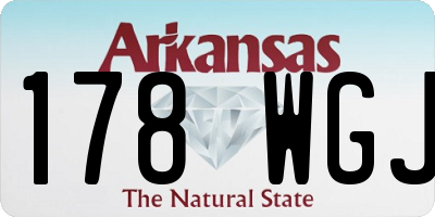 AR license plate 178WGJ