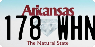 AR license plate 178WHN