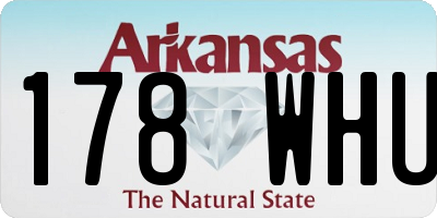 AR license plate 178WHU