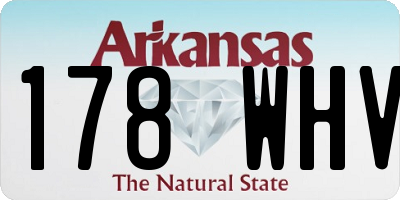 AR license plate 178WHV