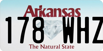 AR license plate 178WHZ