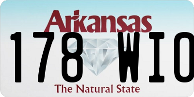 AR license plate 178WIO