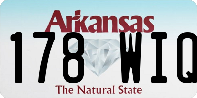 AR license plate 178WIQ