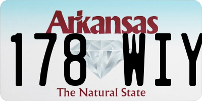 AR license plate 178WIY
