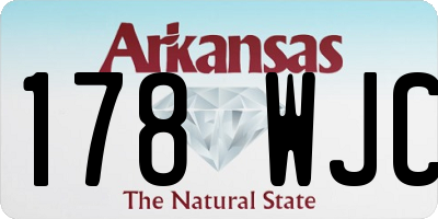 AR license plate 178WJC
