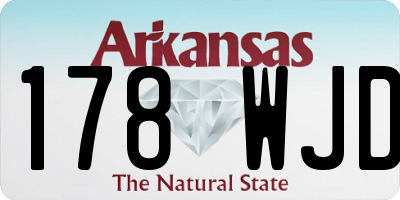 AR license plate 178WJD