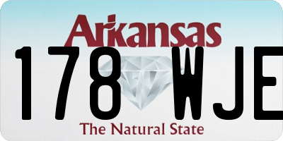 AR license plate 178WJE