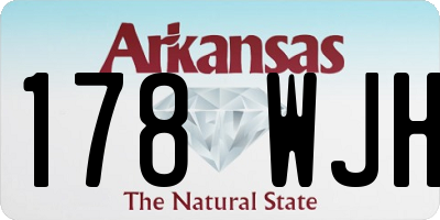 AR license plate 178WJH