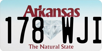 AR license plate 178WJI