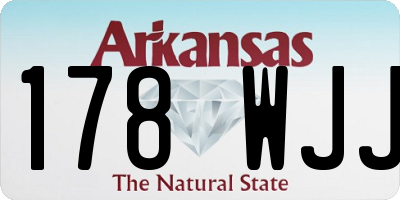 AR license plate 178WJJ