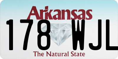 AR license plate 178WJL