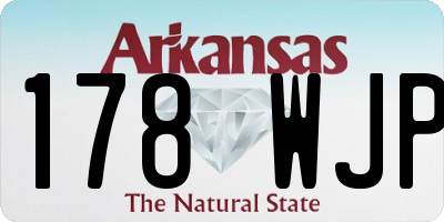 AR license plate 178WJP