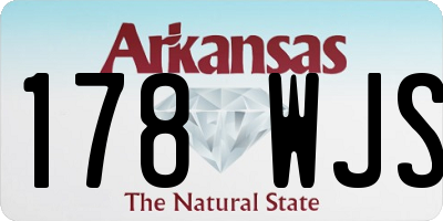 AR license plate 178WJS