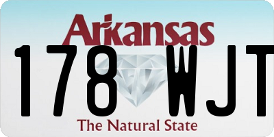 AR license plate 178WJT