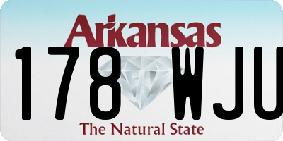 AR license plate 178WJU