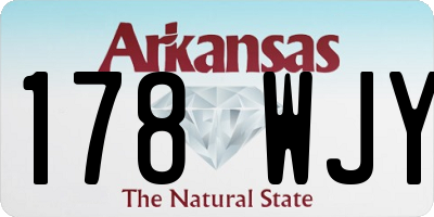 AR license plate 178WJY
