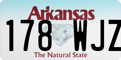 AR license plate 178WJZ