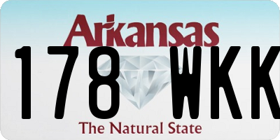 AR license plate 178WKK