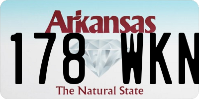 AR license plate 178WKN