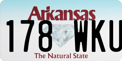 AR license plate 178WKU