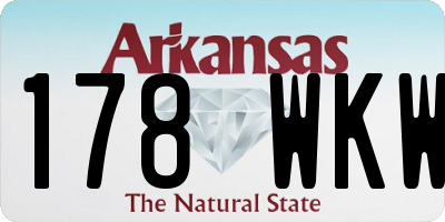 AR license plate 178WKW