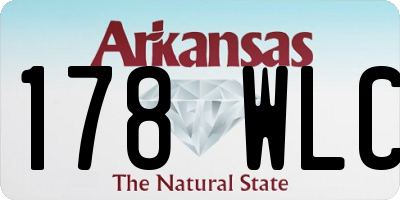 AR license plate 178WLC