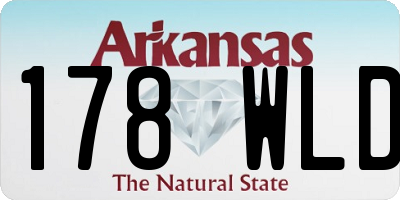 AR license plate 178WLD
