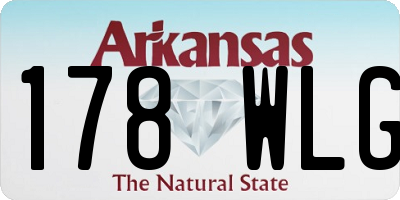 AR license plate 178WLG