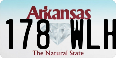 AR license plate 178WLH