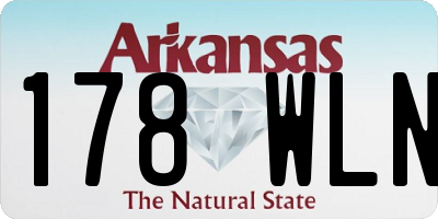 AR license plate 178WLN