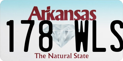 AR license plate 178WLS
