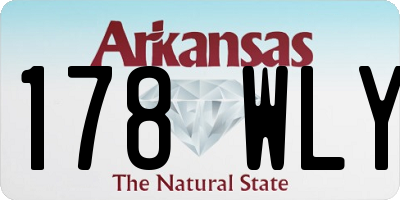 AR license plate 178WLY