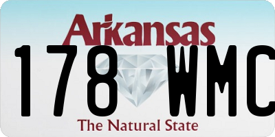 AR license plate 178WMC