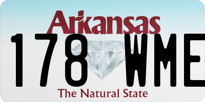 AR license plate 178WME