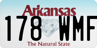 AR license plate 178WMF