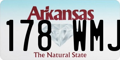 AR license plate 178WMJ
