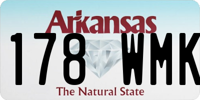 AR license plate 178WMK