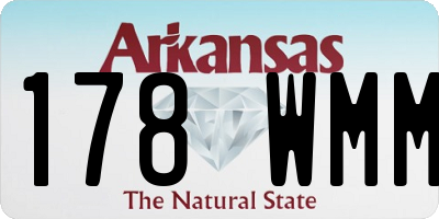 AR license plate 178WMM