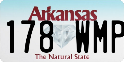AR license plate 178WMP