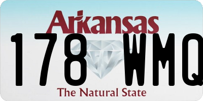 AR license plate 178WMQ