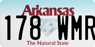 AR license plate 178WMR
